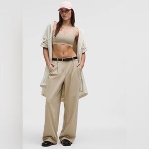lululemon athletica Tan Wide Leg Pants